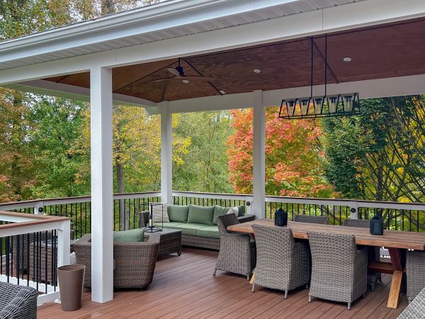 Patio Roof Replacement in Easthampton