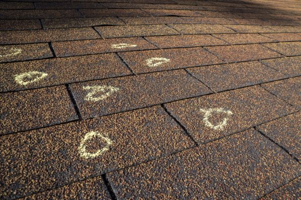 Hail Damage Roof Inspection in Easthampton