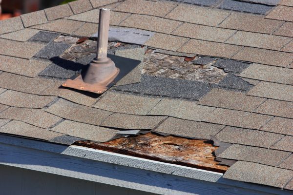 Damaged Roof Replacement in Easthampton