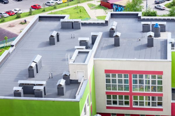 Commercial Flat Roof Repair in Easthampton